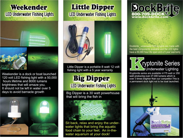 Kryptonite Underwater Fishing Lights
